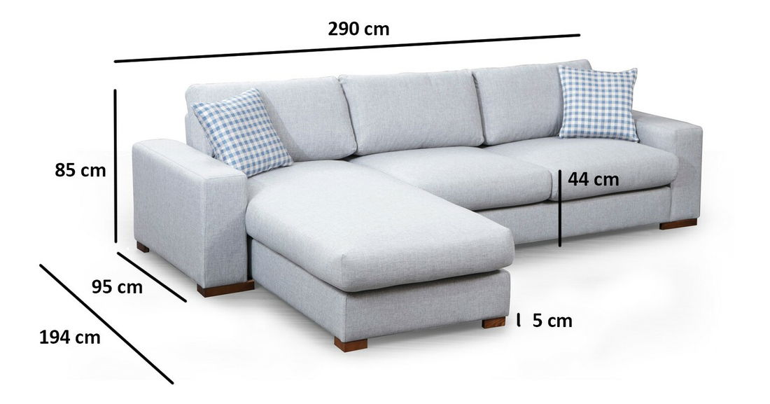 Rohová sedací souprava Lopy 7 (L)