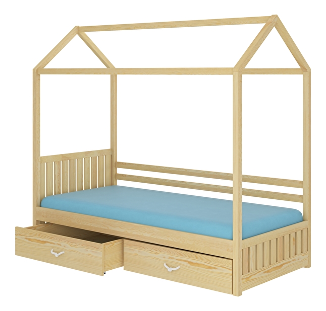 Dětská postel 180x80 cm Rosie I (s roštem) (borovice)