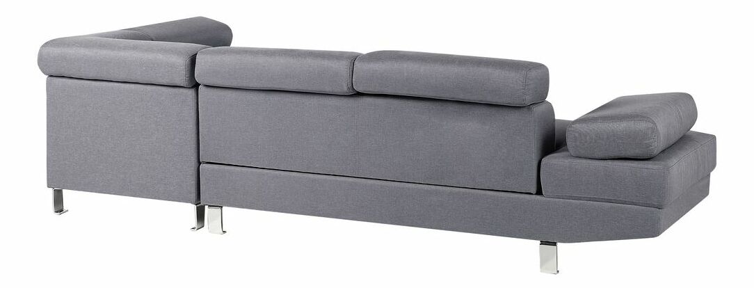 Rohová sedací souprava Notrale (šedá) (P)