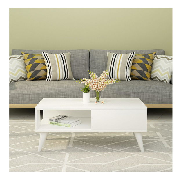 Konferenční stolek Vavepu 2 (bílá) *bazar