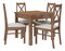 Jídelní set Raviel38 (dub lefkas + paros 2)