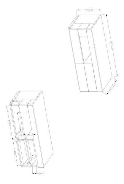 TV stolek Stacey Typ 41 (matera + dub wotan)