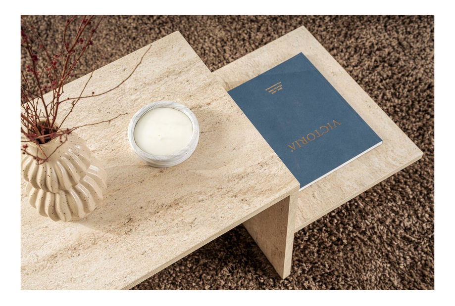 Konferenční stolek Hermanetta (travertin)