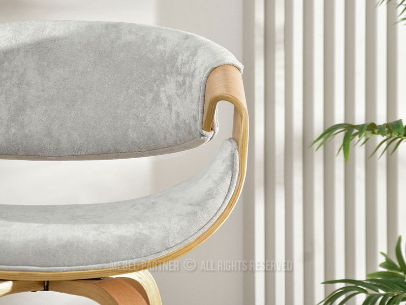 Židle Bjorn H (jasan + chromová)