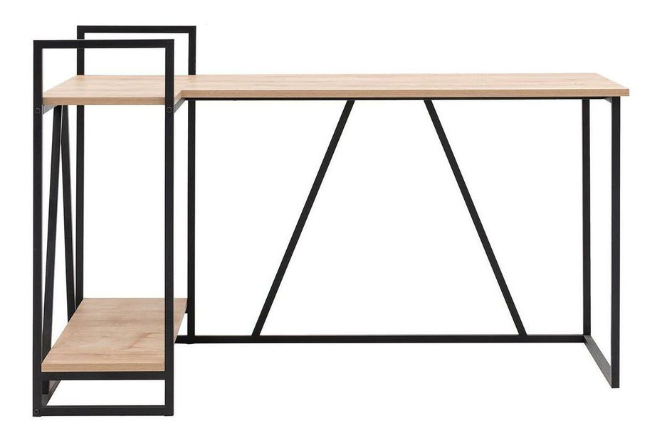 Psací stůl Nidupe 6 (dub safírový + černá)