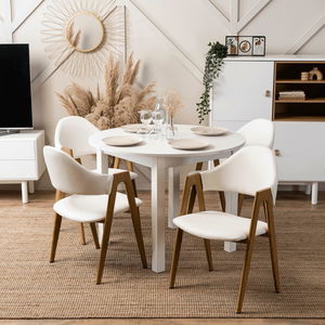 Jídelní židle Walsh (bílá)