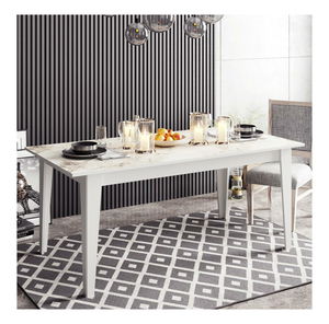 Jídelní stůl Poppy 5 (pro 8 osob) (bílá)