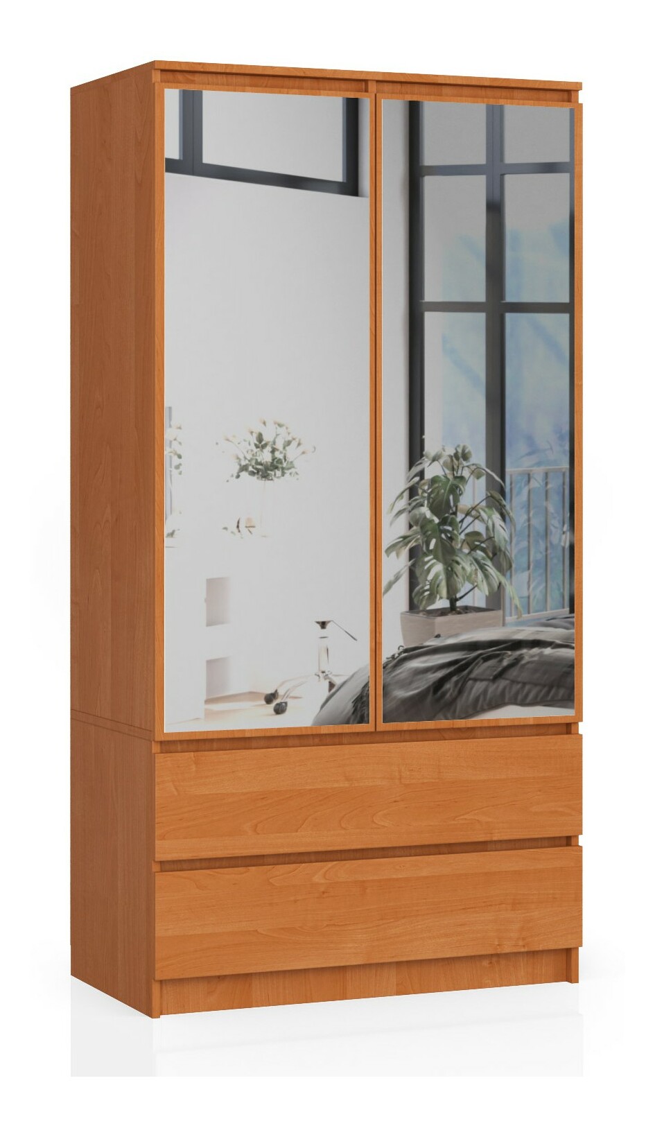 Šatní skříň Submarino (olše) (se zrcadlem)