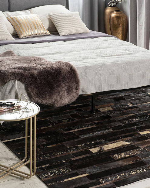 Koberec 200x200 cm Avin (tmavě hnědá)