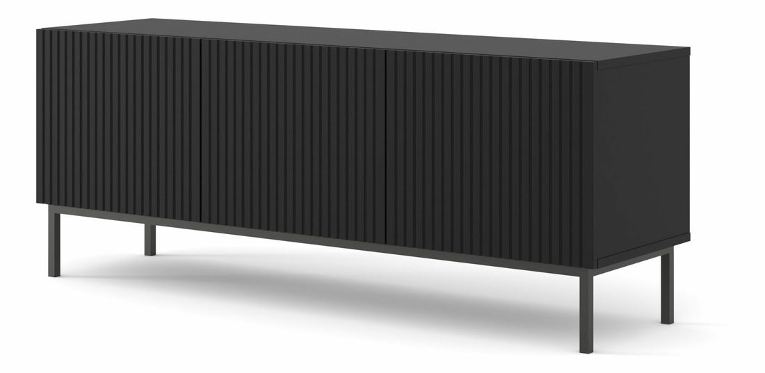TV skříňka/stolek 3D 150 Rowanna (černá)