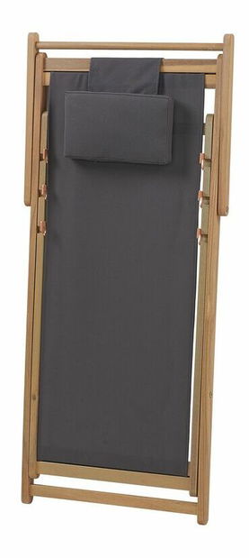 Zahradní lehátko AVELLO (dřevo) (světlehnědá)