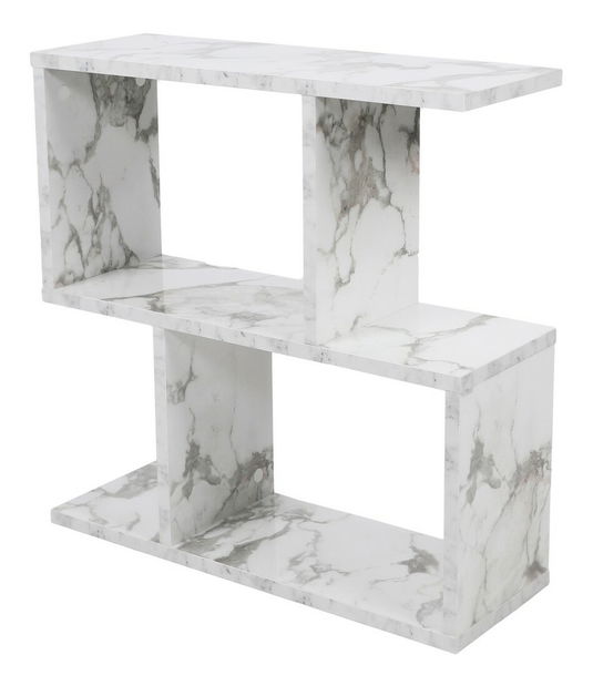 Příruční stolek Live (bílá + černá)