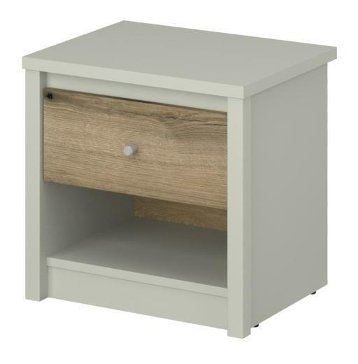 Noční stolek Kodro (kašmír + dub evoke)