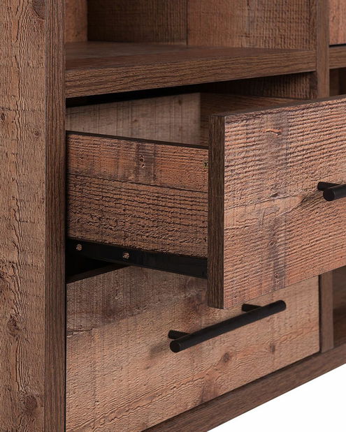 Regál Adana (světlé dřevo)