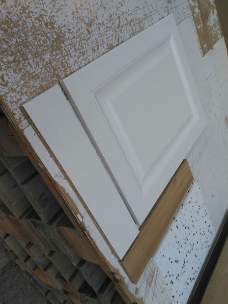 Dvířka na vestavěnou myčku Sheila ZM 570 x 446 (dub artisan + bilá) *bazar