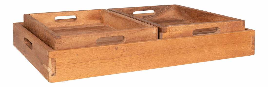 Tác/podnos Fornelia 2 (teakové dřevo)