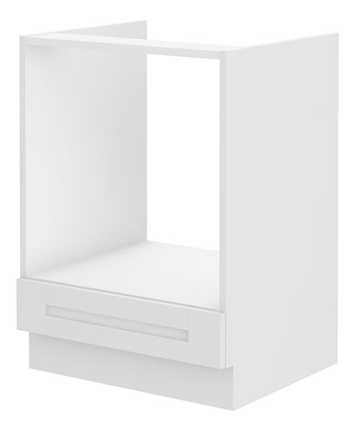 Dolní kuchyňská skříňka na troubu Lucid 60 D GAZ BB (bílá + bílá)
