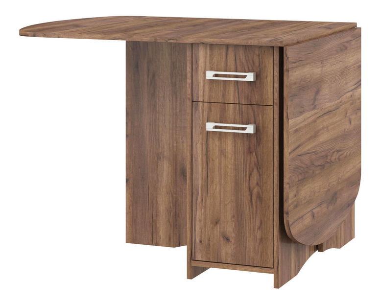 Rozkládací jídelní stůl Elston X (craft tabáku) (pro 4 až 6 osob)