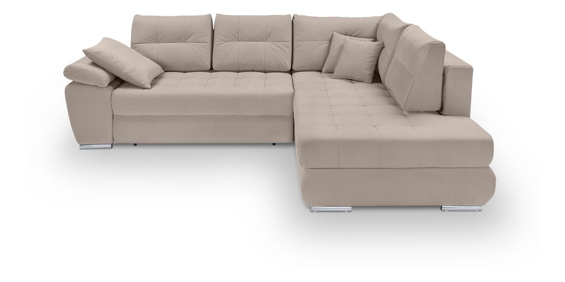 Rohová sedací souprava BRW Carl Lux 3DL.RECBK (béžová) (P)