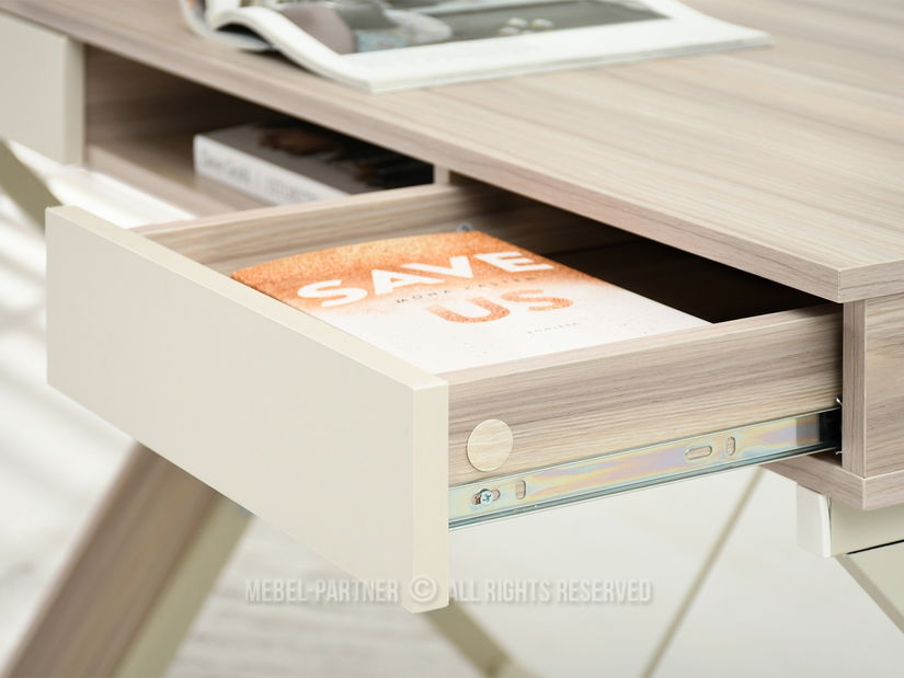 PC stolek Hilly (popelavá béžová)