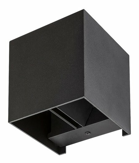 Venkovní nástěnné svítidlo Solin (matná černá)