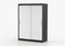 Šatní skříň Viola 04 (černá + bílá)