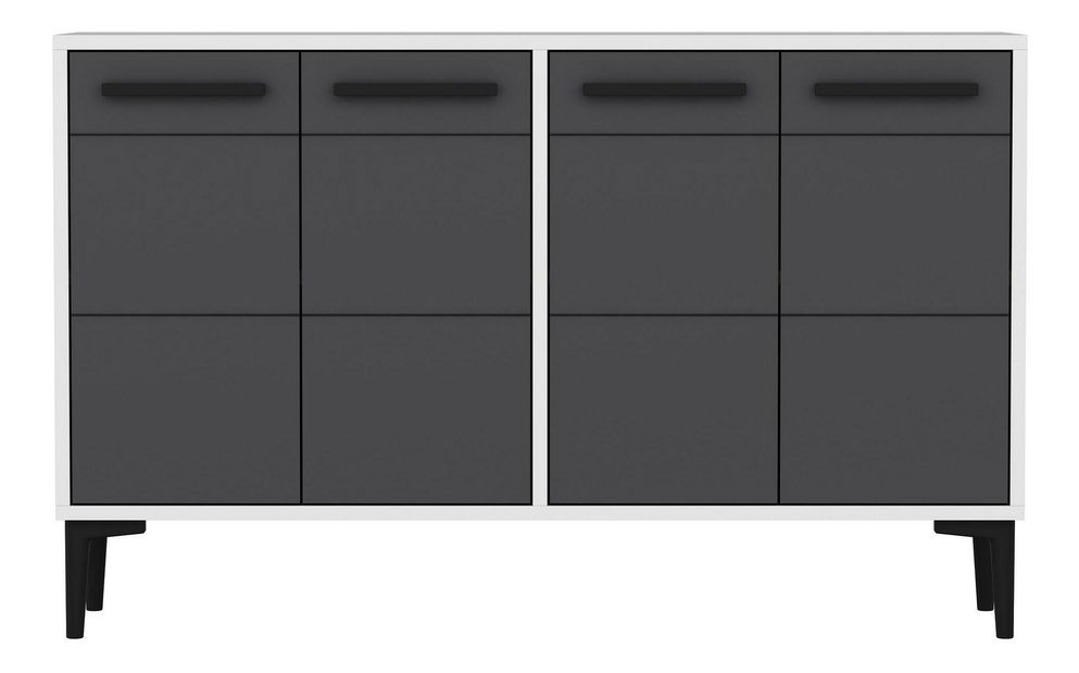 Komoda Daduko (bílá + antracit)