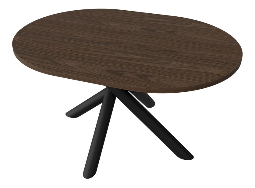 Oválný jídelní stůl Ossla (ořech)