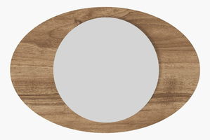 Zrcadlo Oblisimo (ořech)