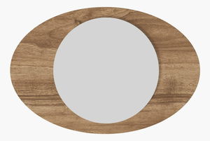 Zrcadlo Oblisimo (ořech)