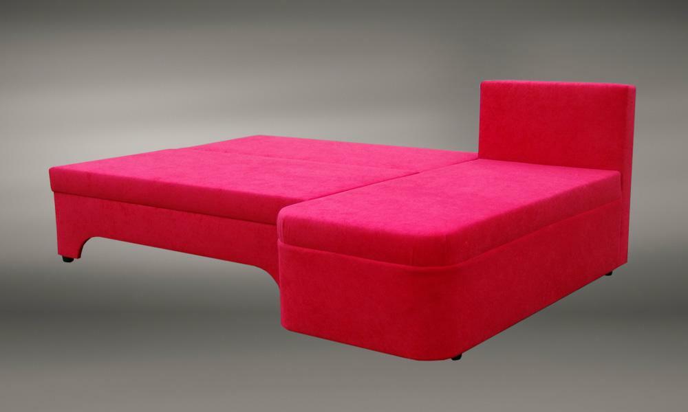 Rohová sedačka Saline hnědá + oranžové polštáře (1 úložný prostor, pěna)