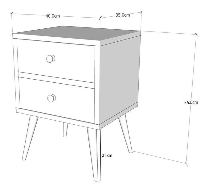 Noční stolek Malli