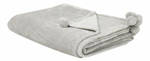 Deka 200x150 cm SALIER (polyester) (šedá)
