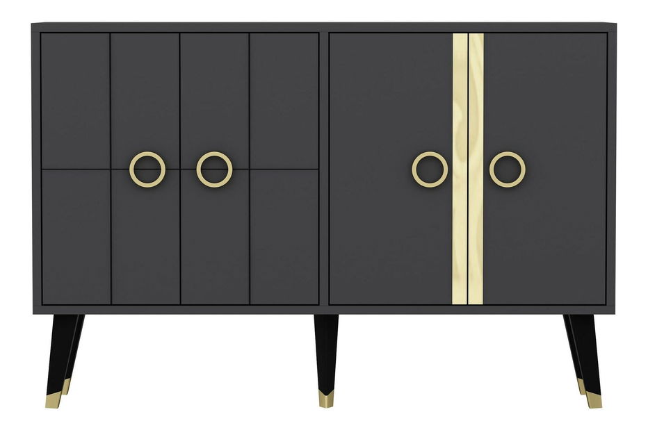 Konzolový stolek Davuba 2 (antracit)