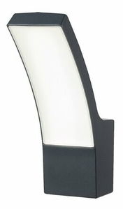 Venkovní nástěnná LED svítilna Palanga (bílá + antracit)