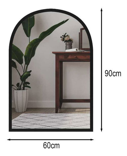 Zrcadlo Brilly (černá)