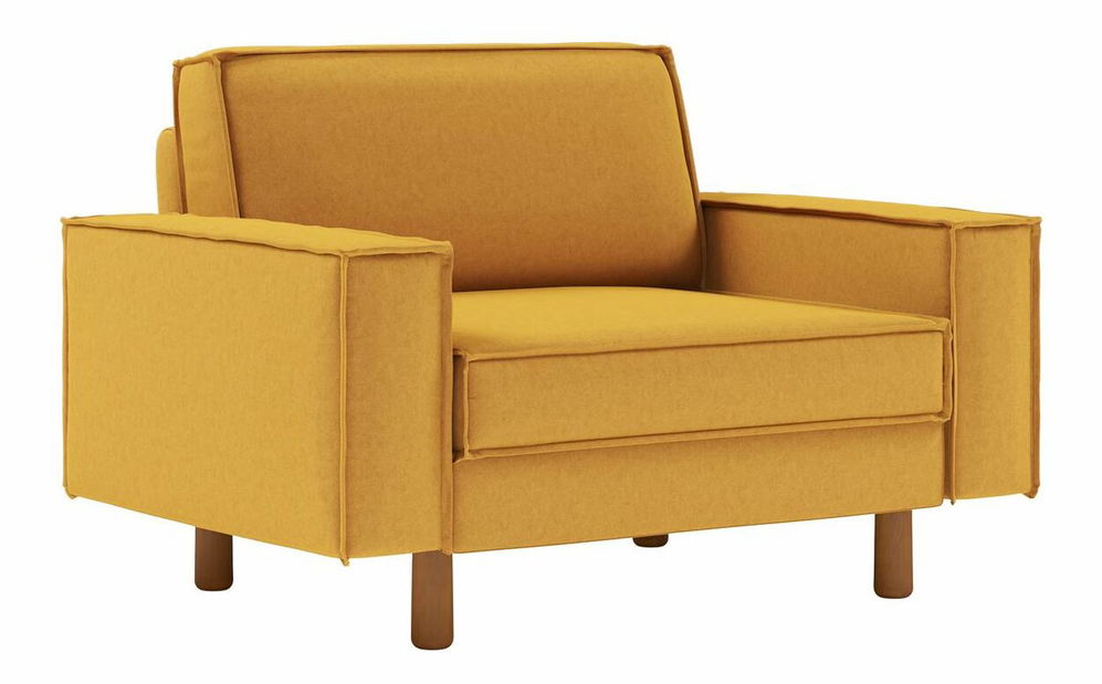 Křeslo Spary L (lososová + ořech)