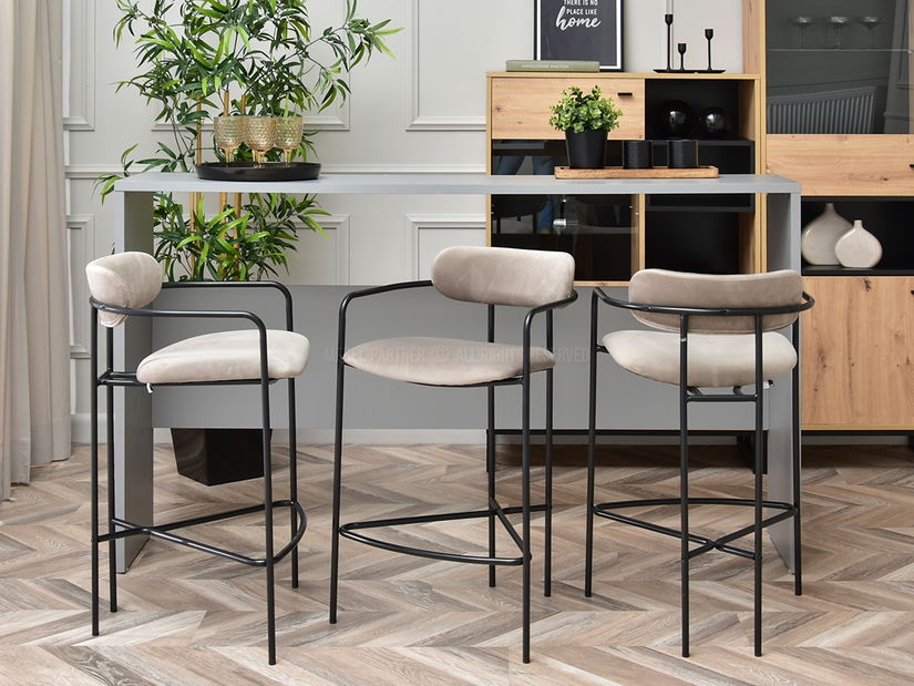 Židle Viola (béžová + černá)