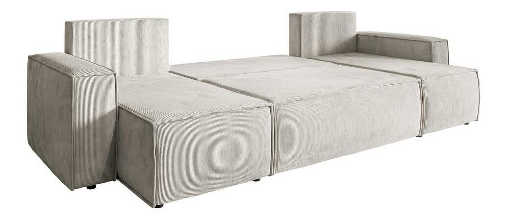 Rohová sedací souprava Copenhagen L (písková + černá)