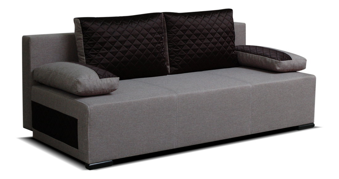 Pohovka Divos (šedá + černá)