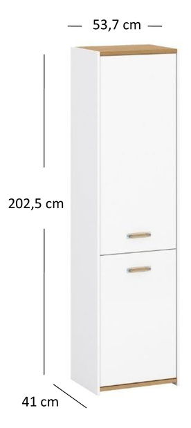 Regál Andre (bílá matná)