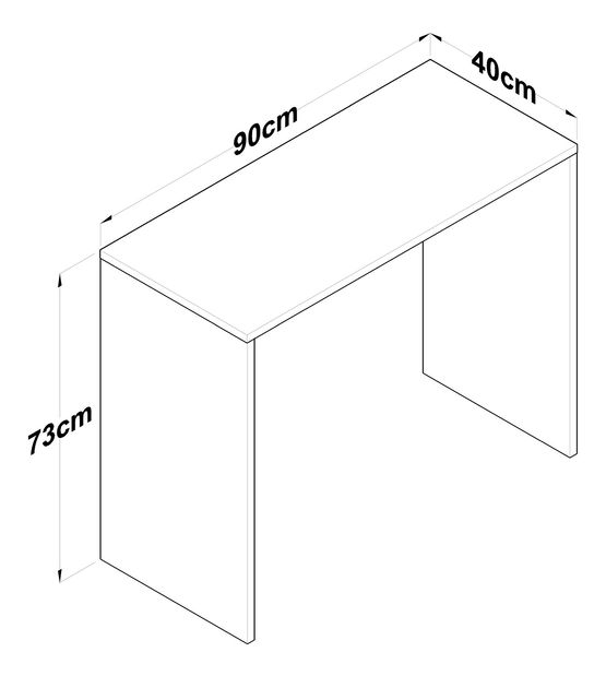 PC stolek Haiti 114 (Ořech)