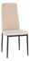 Jídelní židle Antigone NEW (béžov + černá)