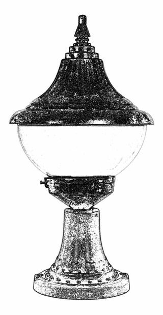 Venkovní nástěnné svítidlo Blaise (hnědá)