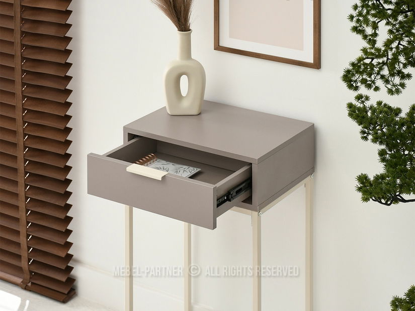 Konzolový stolek Norma S (béžová + krémová)