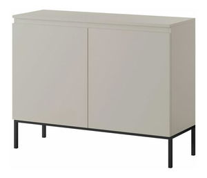 Skříňka Bennasi B2 (béžová + černá)