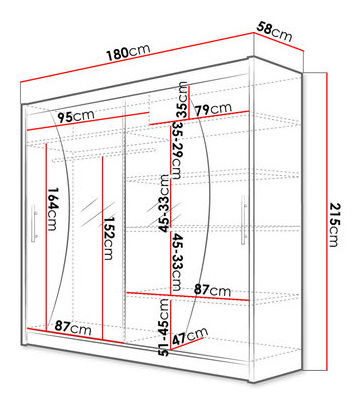 Šatní skříň Lena IX (sonoma)