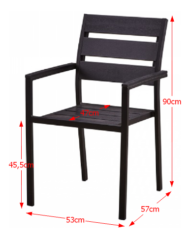 Záhradný nábytok Gurduk 1 + 4 (čierna)