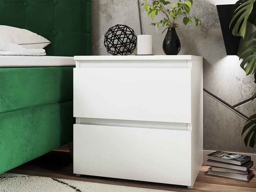 Noční stolek Osko OK2 (bílá) *bazar