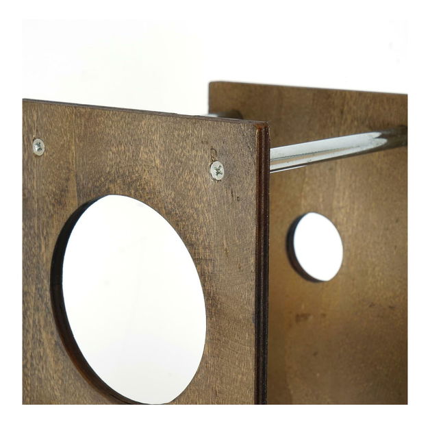 Dekorativní stojan na víno Vanute 4 (ořech)